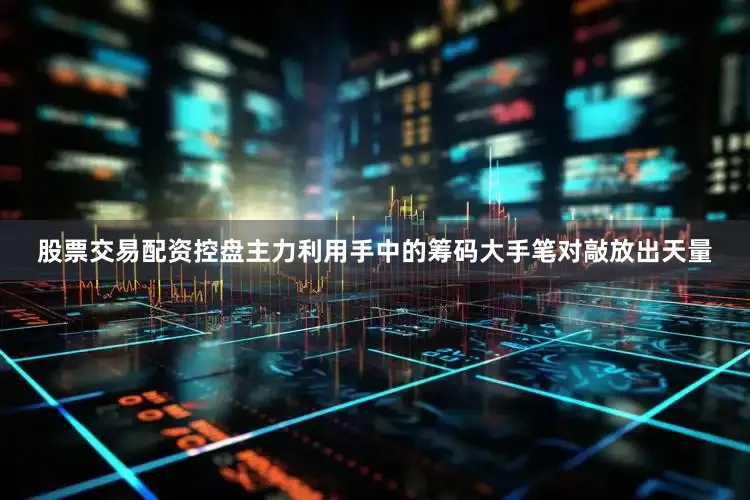 股票交易配资控盘主力利用手中的筹码大手笔对敲放出天量