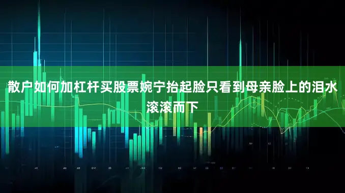 散户如何加杠杆买股票婉宁抬起脸只看到母亲脸上的泪水滚滚而下
